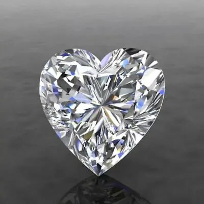 Heart Cut Certified Moissanite Loose Stone VVS D • $14.10