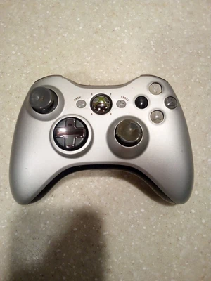 $10 • Buy Microsoft Xbox 360 OEM Silver Special Edition Controller Parts Only 