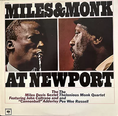 MILES & MONK-At Newport 1977 Reissue LP • $20