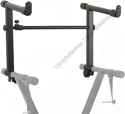 2 Tier Keyboard Stand Second Tier Keyboard Stand Adjustable Width 37.5- 69cm • $30.59