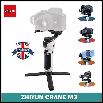 Zhiyun Crane M3 3-Axis Gimbal Stabilizer For Mirrorless Action Camera Smartphone • £249