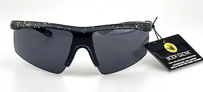 Body Glove Sunglasses Mod. SR1021 BGPC 2203 Black Green Wrap Half Rim New • $21.24