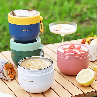 Lunch Box Thermos Food Flask Stainless Steel Vacuum Insulated Soup Jar Container • $18.68