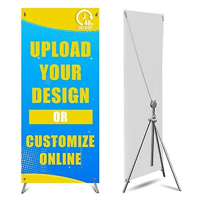 NEW And Premium Adjustable X Banner Stand Portable Oxford Bag 24 X63  To 31 X70  • $45.99
