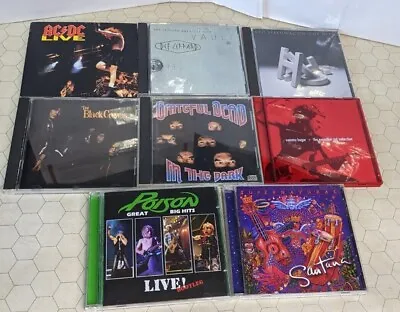 Classic Rock 8 CD Bundle - AC/DC Def Leopard REO Speedwagon Grateful Dead Poison • $20.09