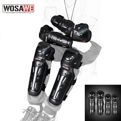 WOSAWE Adult Knee Pads Motorbike Motocross Racing Protector Guards Sports Gear • $21.75