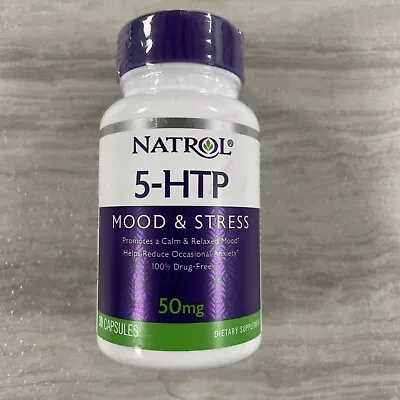 Natrol 5-HTP 50mg 30 Count Mood & Stress  5/2025 • $6