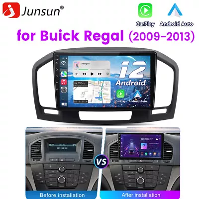 Carplay GPS WIFI For Vauxhall Insignia Buick Regal 09-13 1+32 Android12 Radio FM • £112.99