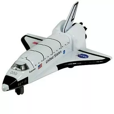 £9.99 • Buy 20cm Space Shuttle Rocket Nasa Diecast Model Toy Children Die Cast Fun Friction