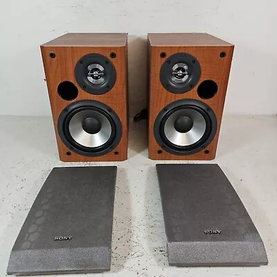 Sony SS-CCP333 Micro Bookshelf Hi-Fi Stereo 2-way Speakers 6ohm Tested Working • £34.99