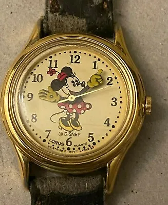 Vintage Minnie Mouse Quartz Wrist Watch By Lorus • $7