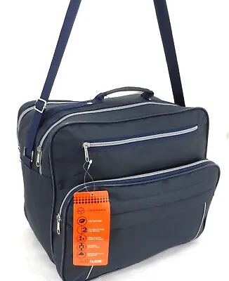 New Laptop Luggage Holdall Cabin Approved Flight Bag Overnight Case Travel Bag • £13.99