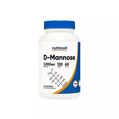 Nutricost - D-Mannose 500mg 120 Caps • $35.95