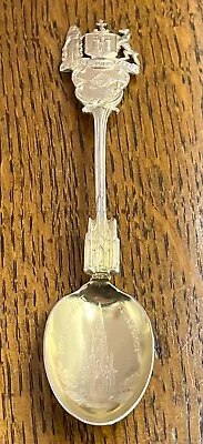 A Fine Quality Silver Gilt Souvenir Spoon Edinburgh 1919 • £25