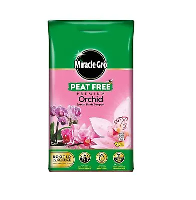 Miracle Gro Premium Orchid Potting Compost Peat Free With Vital Minerals 10L Bag • £8.29