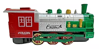Magic Source Int'l Merry Christmas Steam Engine Locomotive Whistle Smokes Train • $49.99