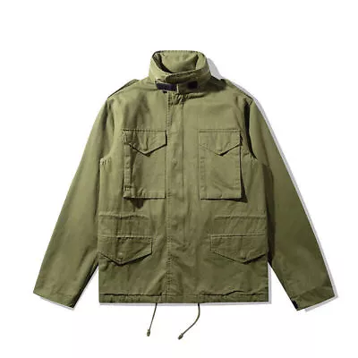 Mens Tactical Jacket Military M-65 Field Jacket Outdoor Army Hunting Windbreaker • $164.98