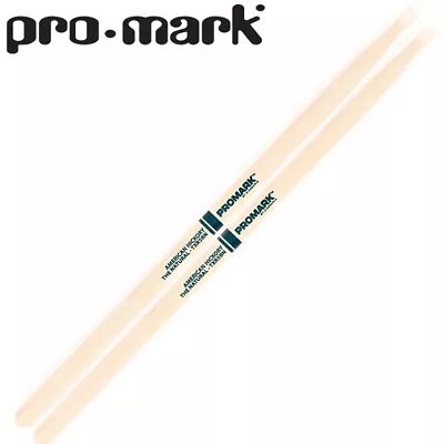 Promark TXR5BN Natural Raw Hickory 5B Nylon Tip Drumsticks • $32