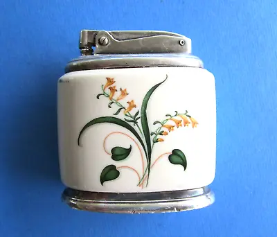 Vintage Ronson Minerva MCM Porcelain Table Lighter USA • $65