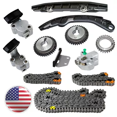 Engine Timing Chain Kit Fit Infiniti Nissan 370Z QX70 G37 M37 Q60 V36 VQ37VHR • $169.65