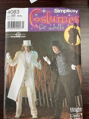 Mens Historical Sewing Patterns And Costumes Simplicity 4083 • $9.99