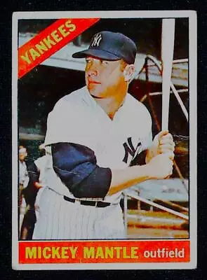 1966 Topps (EX) #50 Mickey Mantle New York Yankees • $229.95