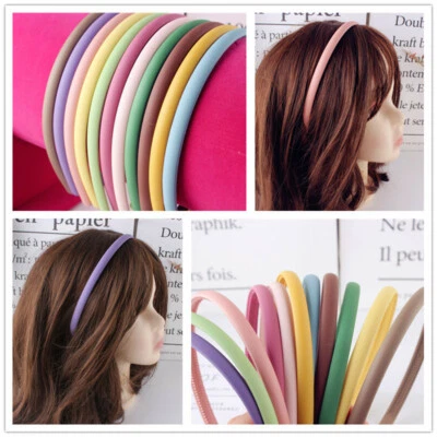 £1.99 • Buy Children Baby Girls Kids Colour Hair Bands Headband Matt Finish