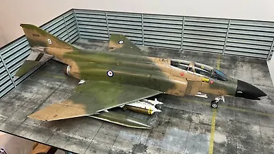 Pro-Built 1:48 McDONELL DOUGLAS F-4C PHANTOM RAAF AMBERLEY DIORAMA BASE W/ WALLS • $871.20