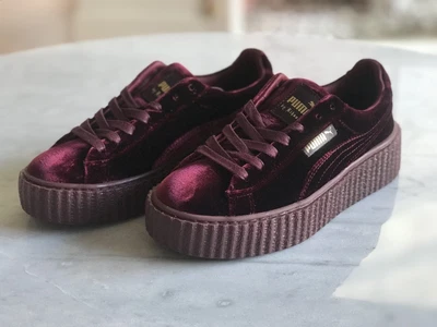$230 • Buy RIHANNA X PUMA FENTY CREEPER VELVET, ROYAL PURPLE US5.5, UK3, EUR35.5