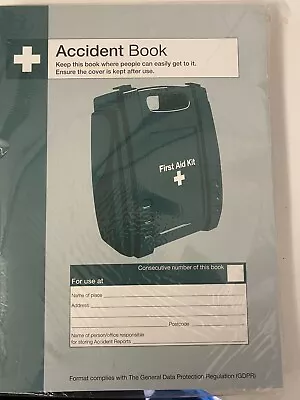 First Aid Injury ACCIDENT REPORT BOOK FOLDER HSE Compliant Office Health Safety • £3.99