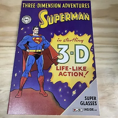 SUPERMAN 3-D (1997 Reprint) DC Comics  WITH The 3D Glasses. VF/VF+ • $29.99