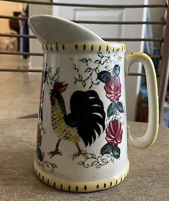 Early Provincial 40 Ounce Pitcher Featuring Rooster • $25