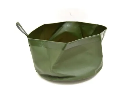 Dutch Army Collapsible Wash Bowl PVC Folding Water Holder Camping Dog Washing • £5.80