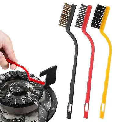 £6.71 • Buy 3pcs Oven Gas Hob Cleaning Brush BBQ Gas Burner Cooker Grill Clean Scraper
