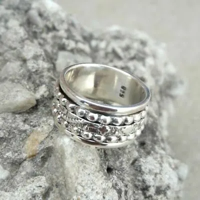 Solid 925 Sterling Silver Handmade Ring Mother's Day Jewelry All Size AM-766 • $13.99