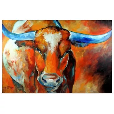 Texas Longhorn 2012 Poster Art Print Cow Home Decor • $29.99