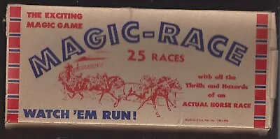 VINTAGE MAGIC - RACE HORSE RACING GAME 25 Sheets & Box Buy War Bonds • $49.99