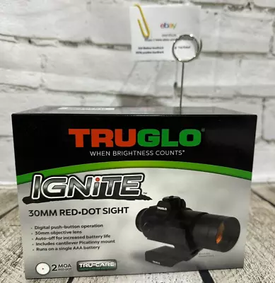 TruGlo Ignite Mini Compact Aluminum 30mm Red Dot Sight With Cantilever Mount • $109.95