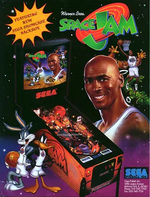 Space Jam Pinball (SEGA) - CPU / DISPLAY V3.00 ROM Upgrade Set • $35.99