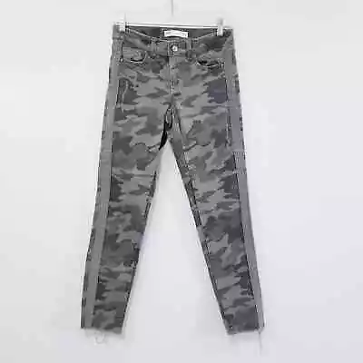 ZARA Denim Camouflage Skinny Pants  Women Size 2 • $20