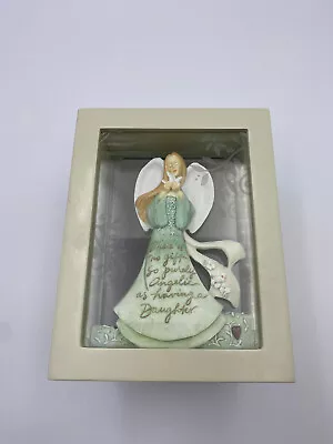 Foundations By Enesco Angel Daughter Musical Jewelry Box Minuet No 3 Bach • $22.40