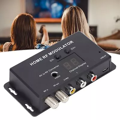 UHF Modulator And Video To RF Channel Home RF Modulator With • £20.08