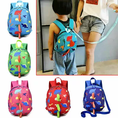 £3.99 • Buy Kids Baby Toddler Walking Safety Harness Backpack Security Strap Bag With Reins