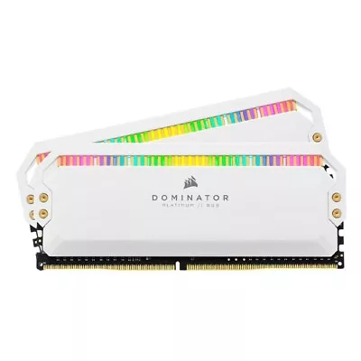 Corsair Dominator Platinum RGB 16GB (2x 8GB) DDR4 3600MHz CL18 White RAM Memory • $179