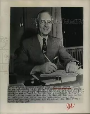 1948 Press Photo Charles Sawyer Appointed As Secretary Of Commerce - Sba07200 • $19.99