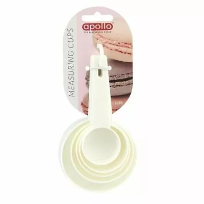 £7.34 • Buy Measuring Spoons And Cups Plastic Set Stainless Steel Apollo Baking Kitchen 