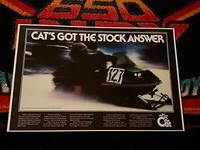 🏁 ‘74 ARCTIC CAT EL TIGRE #127 Race Snowmobile Poster Vintage Sled Cat • $21.88