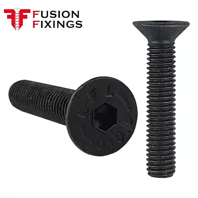 £2.72 • Buy Countersunk UNC Socket Machine Screws Self  Colour Black CSK Hex Allen Key Head