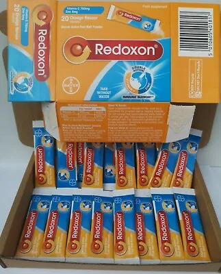 £2.29 • Buy Redoxon 750mg Vitamin C Orange Flavour 20 Sachets Immune Support Exp 09/2022
