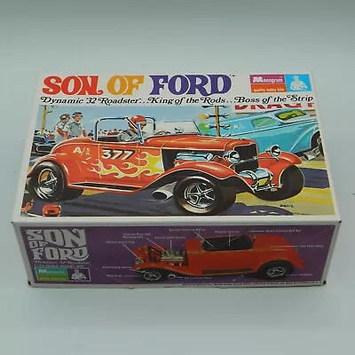 Monogram Mattel Son Of Ford '32 Roadster Model Kit #6754 1970 (324-88) • $108.50